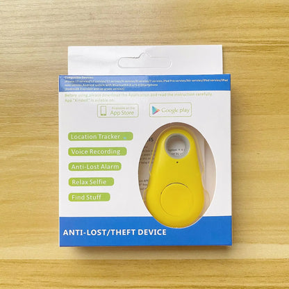 Mini Fashion Smart Dog Pets Bluetooth 4.0 GPS Tracker Anti-Lost Alarm Tag Wireless Child Bag Wallet Key Finder Locator