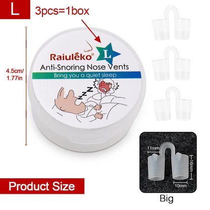 1 Box anti Snoring Nasal Dilator Nose Clip anti Snore Stopping Snoring Silent Sleep Aid Device for anti Snoring Improve Sleeping