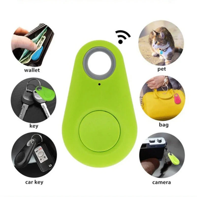 Mini Fashion Smart Dog Pets Bluetooth 4.0 GPS Tracker Anti-Lost Alarm Tag Wireless Child Bag Wallet Key Finder Locator