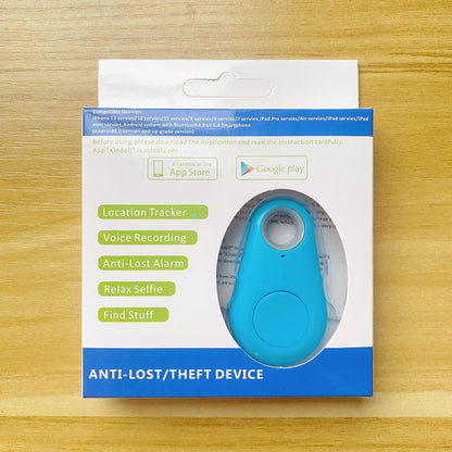 Mini Fashion Smart Dog Pets Bluetooth 4.0 GPS Tracker Anti-Lost Alarm Tag Wireless Child Bag Wallet Key Finder Locator