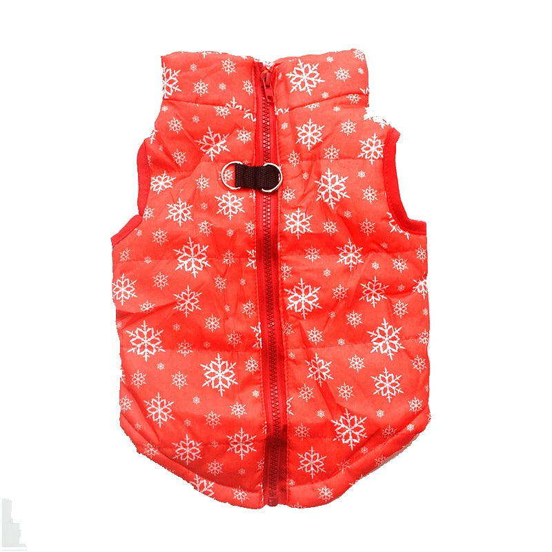 Winter Warm Dog Clothes for Small Dogs Christmas Yorky Dogs Jacket Waterproof Puppy Costume Winter Coat French Bulldog Teddy